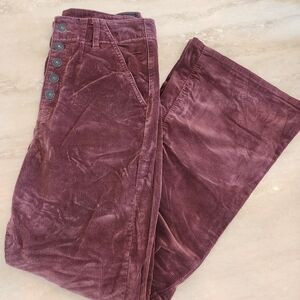 American Eagle Outfitters Burgundy Corduroy Pants